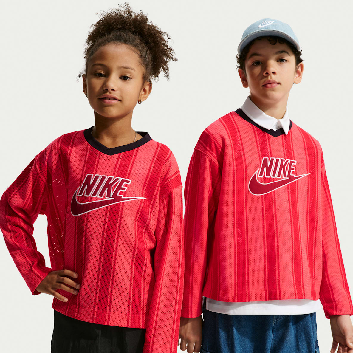 Nike Sportswear Collection 大童长袖网眼球衣