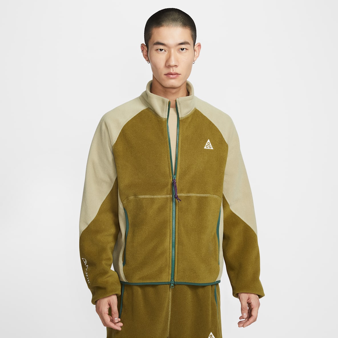 Nike ACG "Wolf Tree" 男子全长拉链开襟摇粒绒夹克