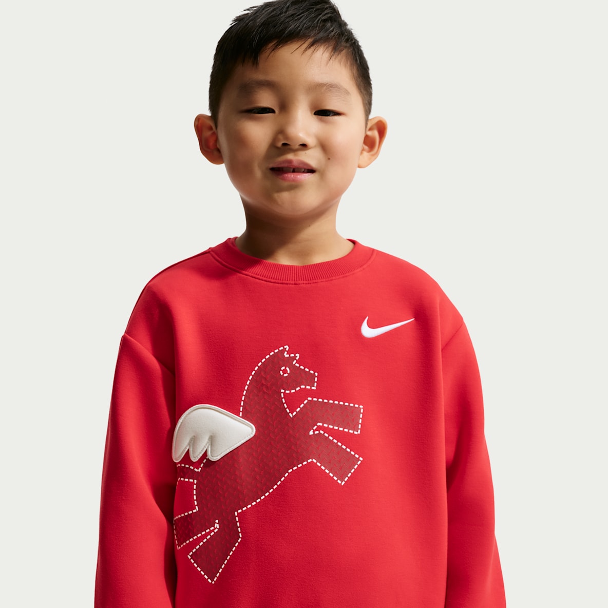 Nike 马年限定脱缰系列 新年款幼童圆领运动衫