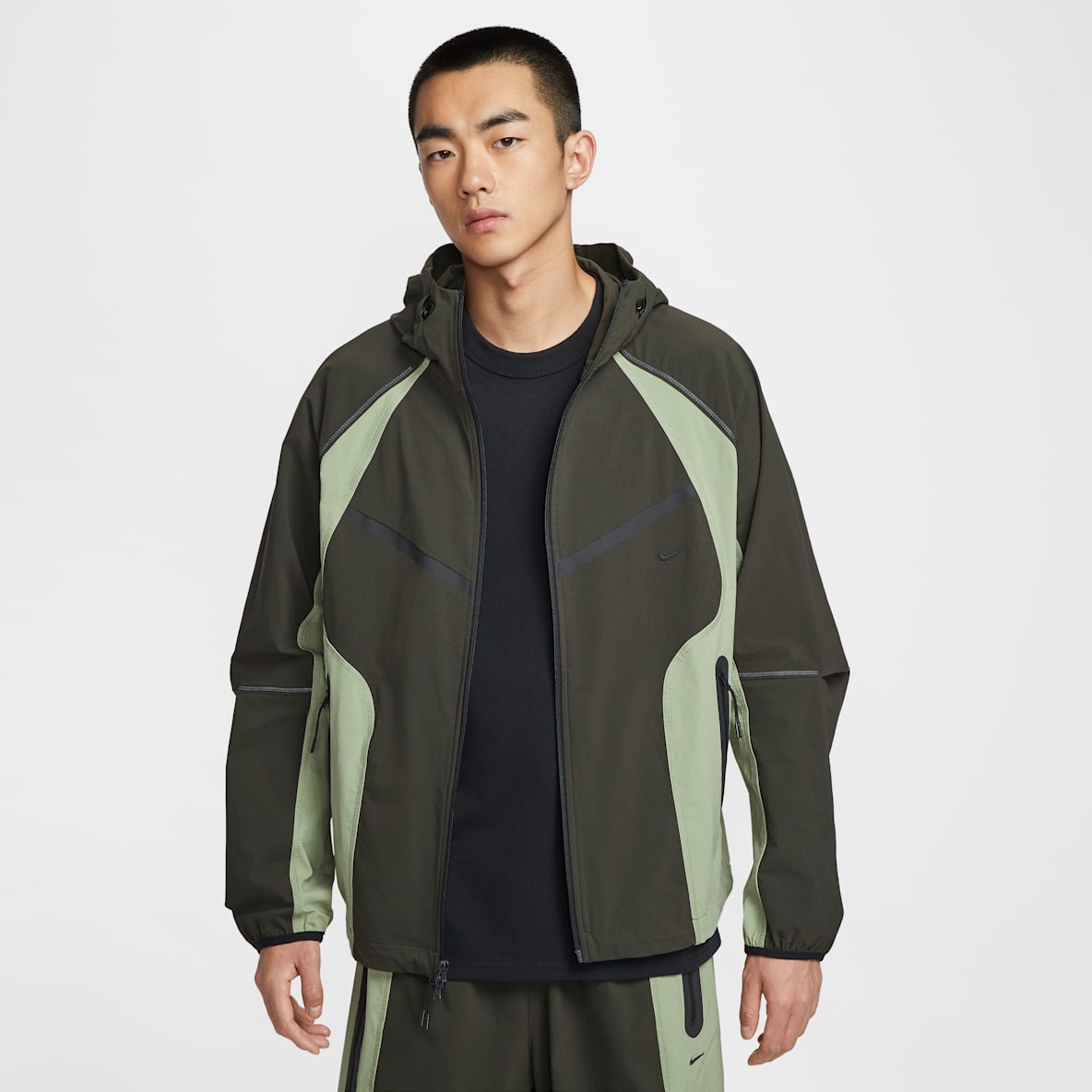 Nike Tech 男子梭织撞色宽松夹克