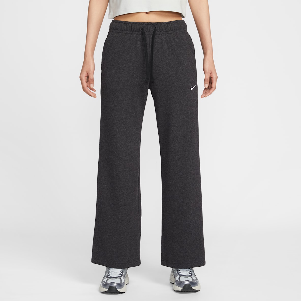 Nike Sportswear 女子针织中腰阔腿运动裤