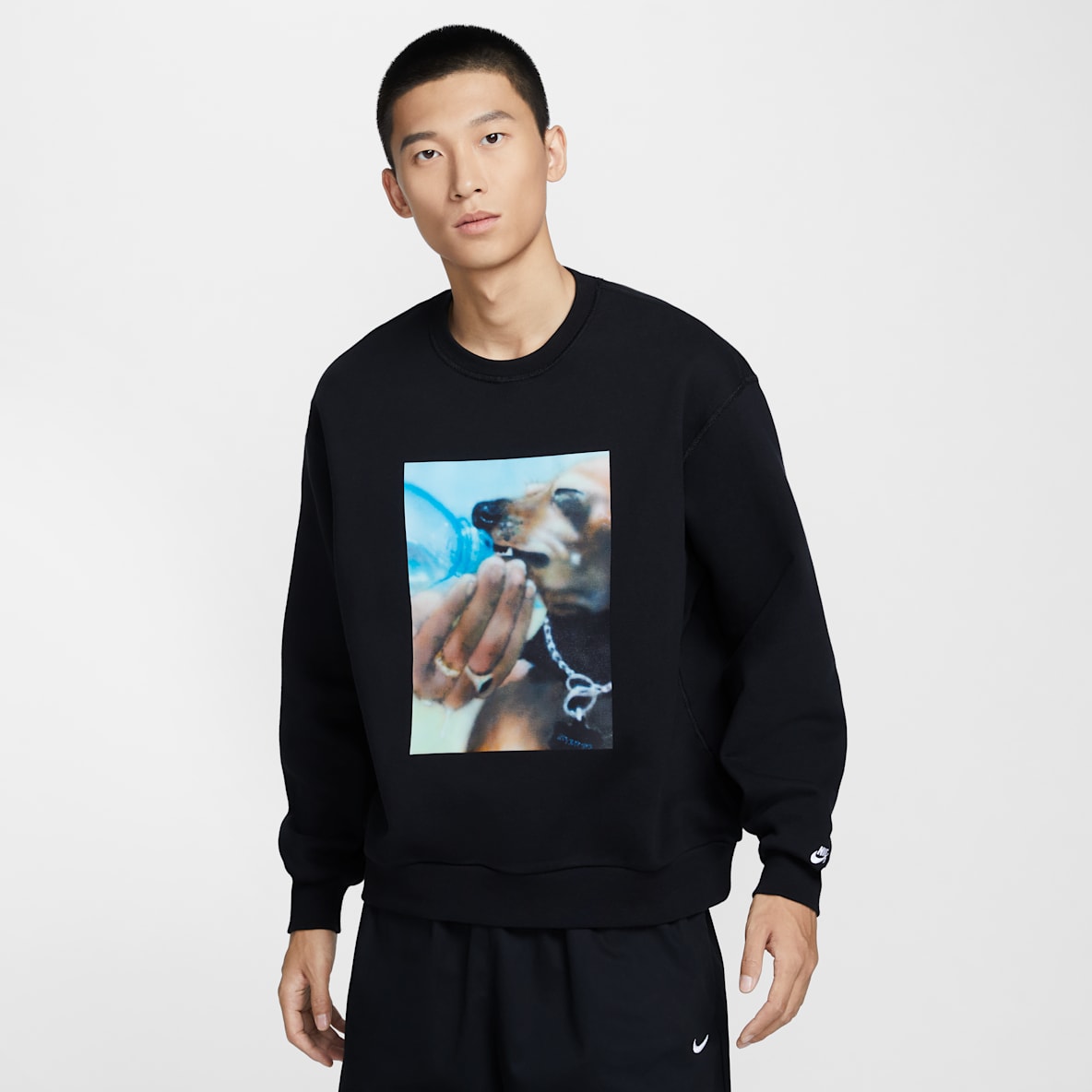 Nike SB 男/女加绒滑板圆领上衣