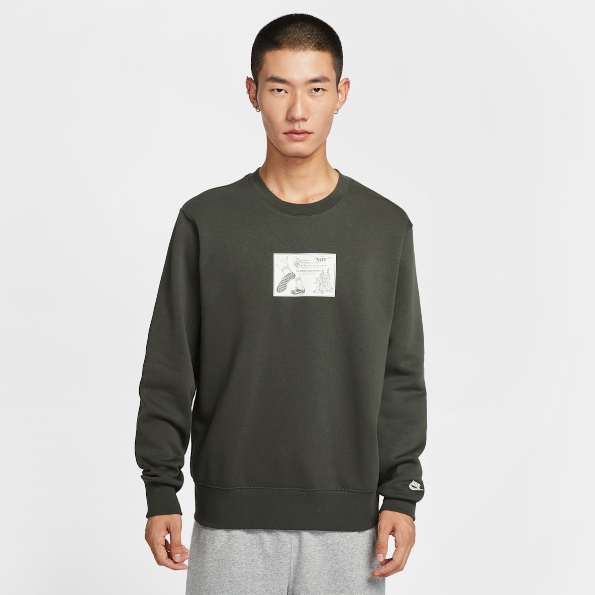 Nike Sportswear Club 男子加绒圆领运动衫