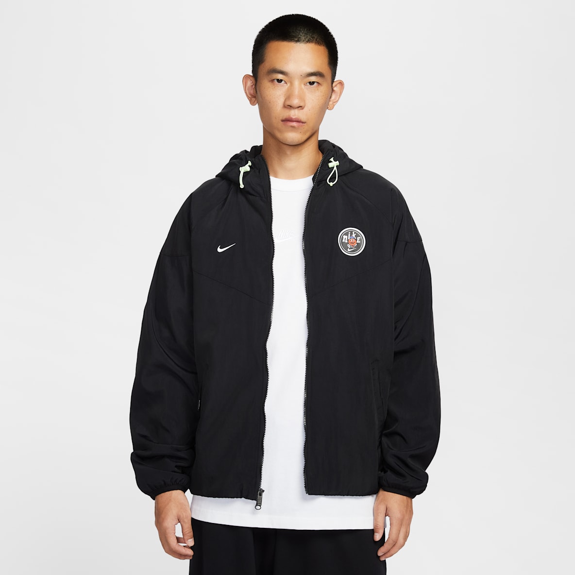 Nike Sportswear 男子摇粒绒里料宽松连帽梭织夹克