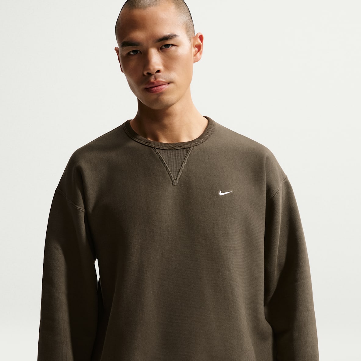 Nike Solo Swoosh 男子加绒圆领上衣