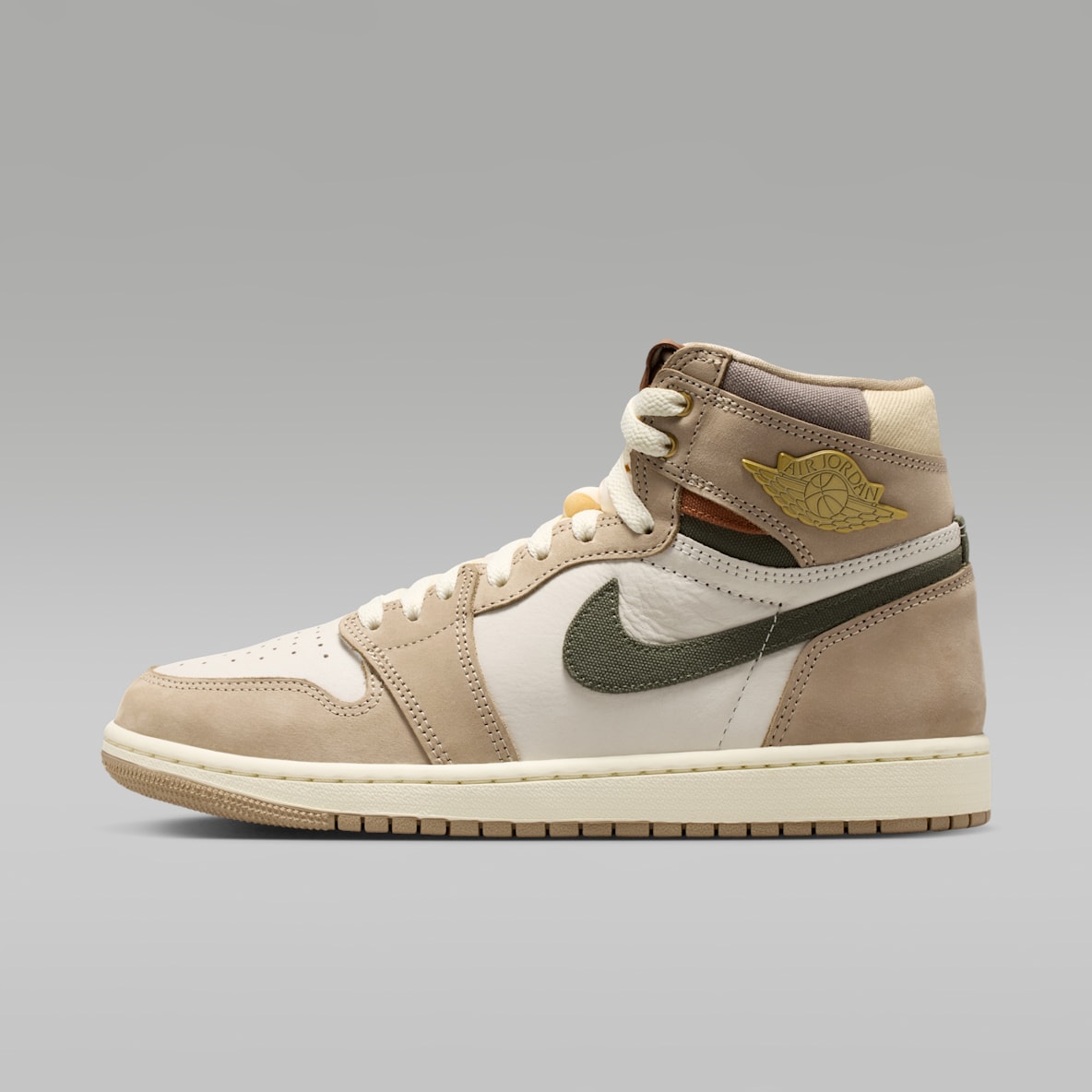Air Jordan 1 High OG "Khaki" 女子运动鞋