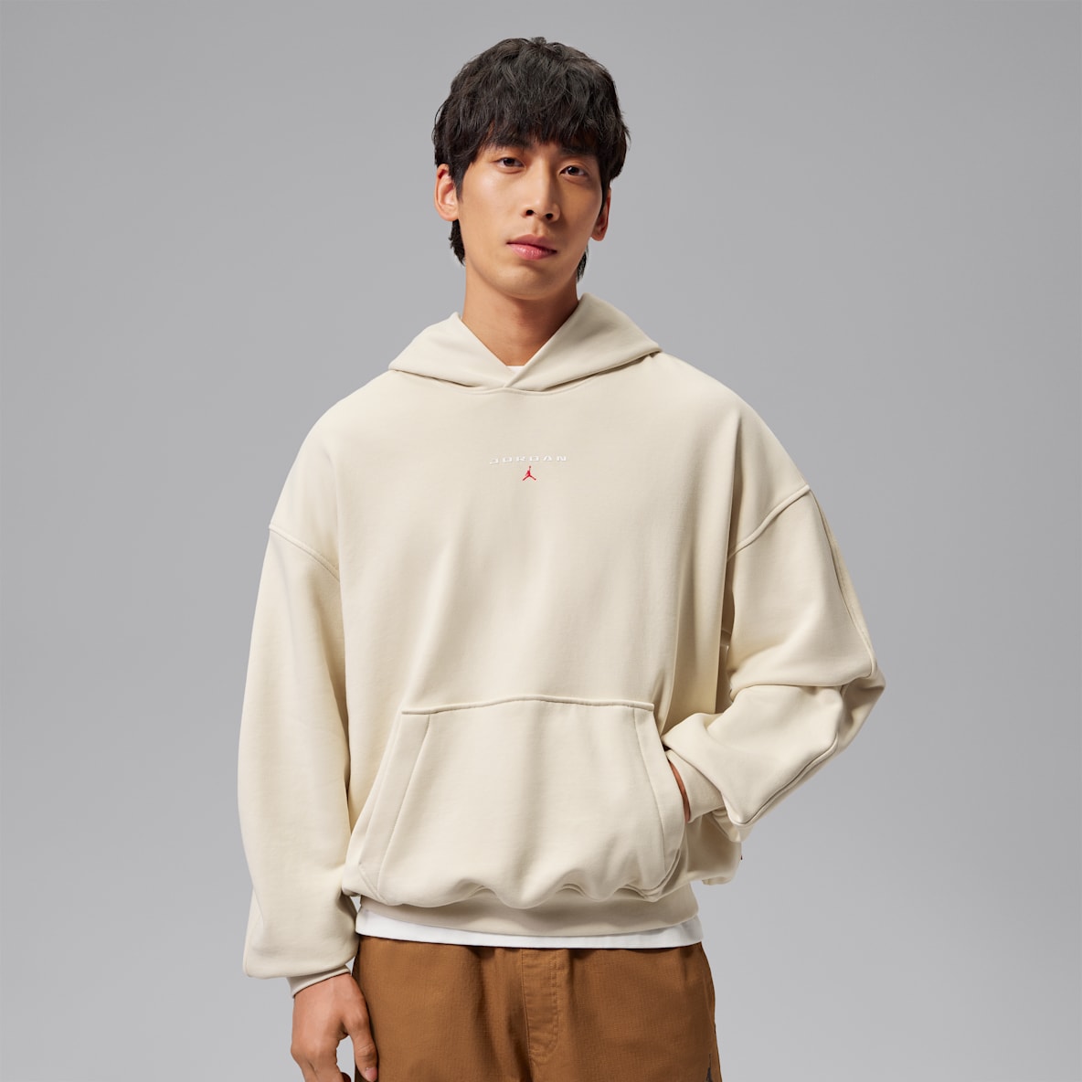 Jordan Flight Fleece 男子 Oversize 风套头连帽衫