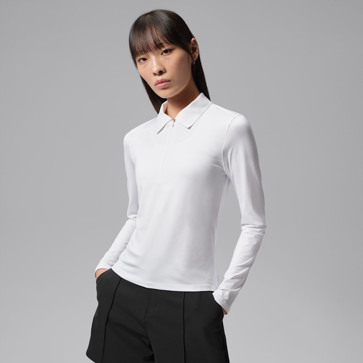 Jordan Sport Dri-FIT 女子防晒速干长袖高尔夫翻领T恤