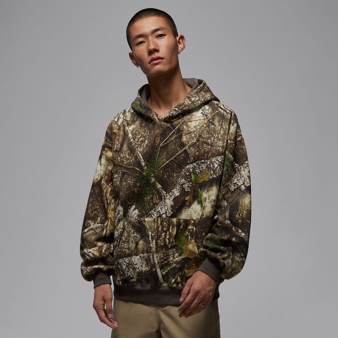 Jordan Brooklyn Realtree 男子加绒套头连帽衫