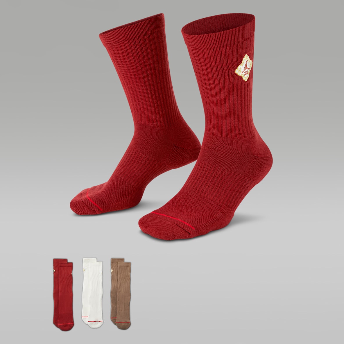 Jordan 新年系列 舒适速干中筒运动袜（3 双）