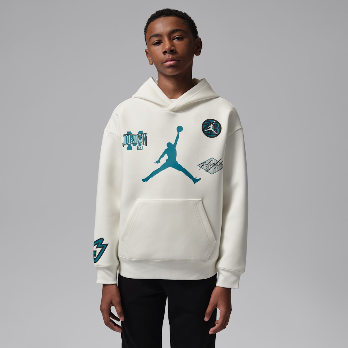 Jordan Dynasty Patch Interlock 大童套头连帽衫