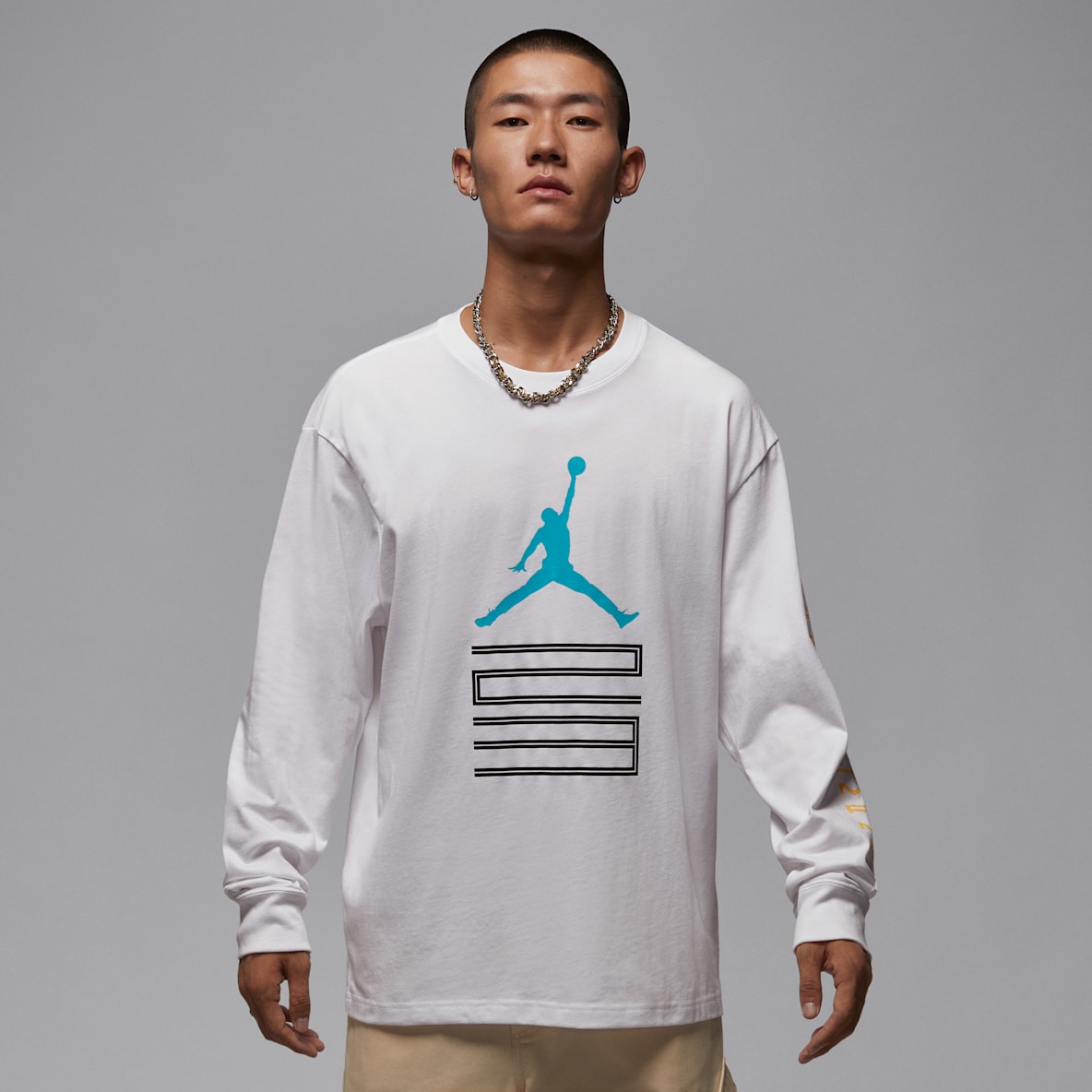 Jordan Brooklyn AJ11 男子印花长袖T恤