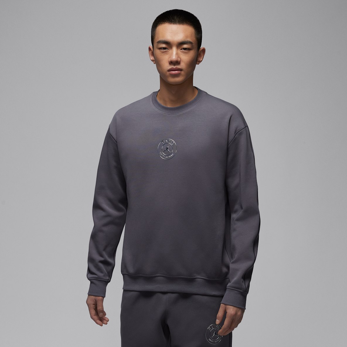 巴黎圣日耳曼足球俱乐部 Hoop Fleece 男子针织圆领运动衫