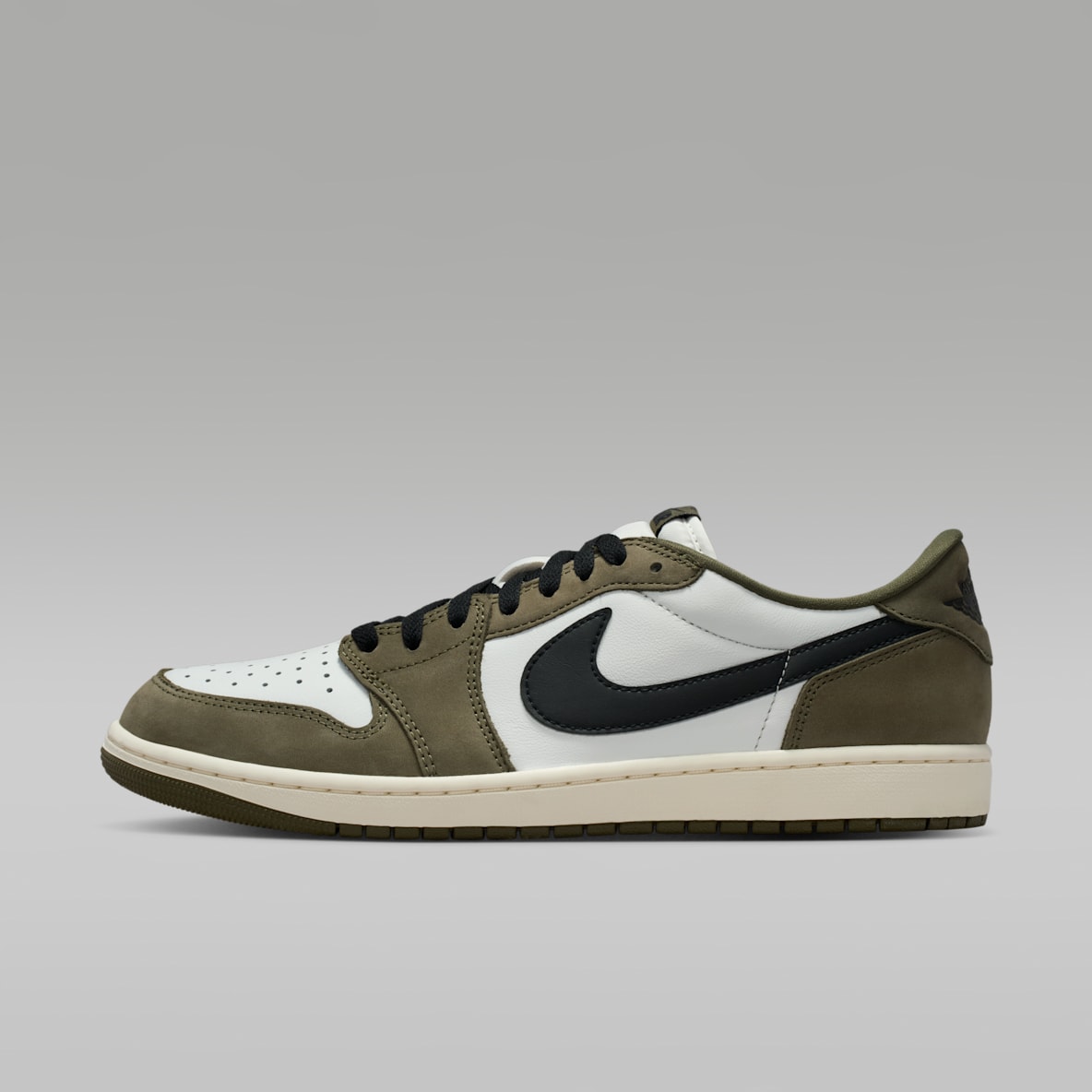 Air Jordan 1 Retro Low "Medium Olive" Air Jordan 1 Retro Low "Medium Olive" 复刻男子运动鞋