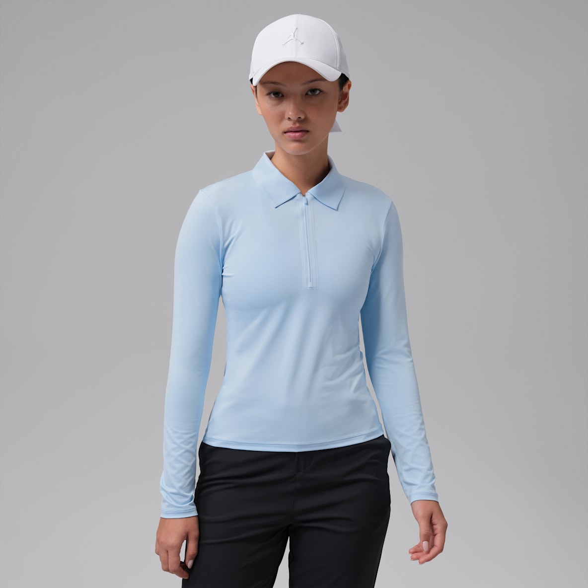 Jordan Sport Dri-FIT 女子防晒速干长袖高尔夫翻领T恤