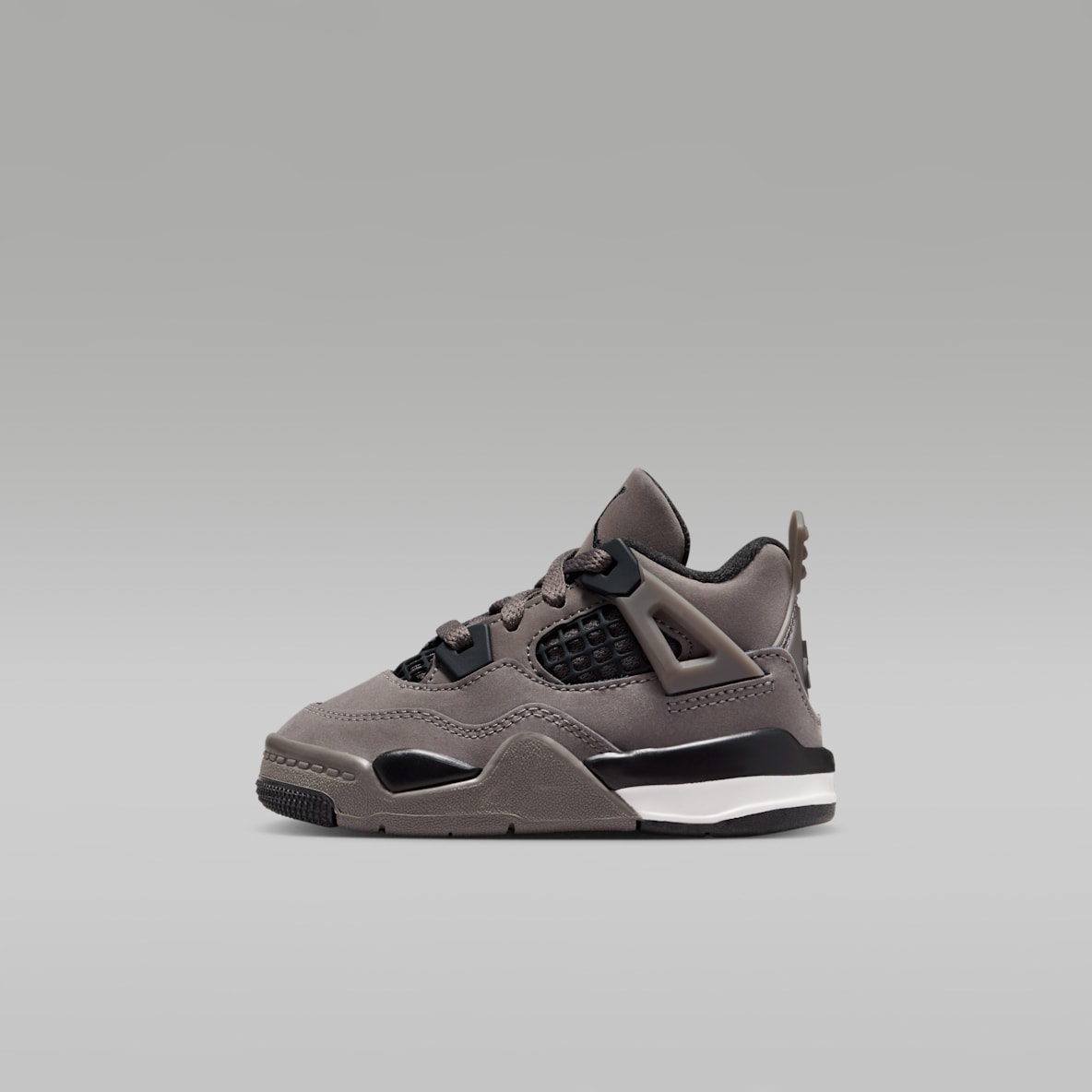 Jordan 4 Retro "Cave Stone and Black" 复刻婴童运动鞋