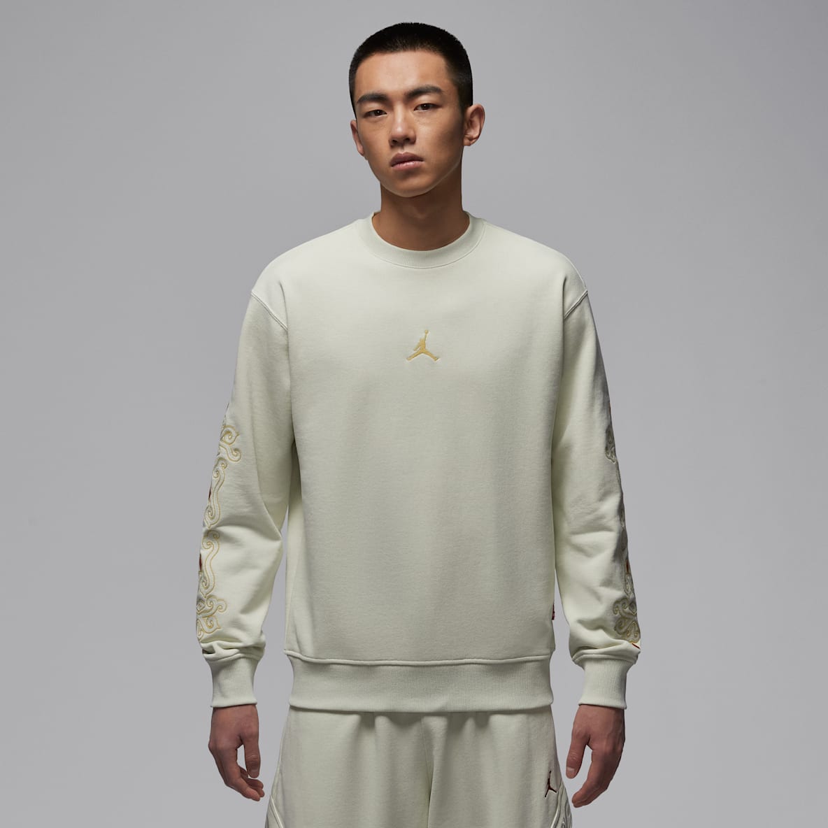 Jordan Flight Fleece 新年系列 男子薄绒圆领运动衫