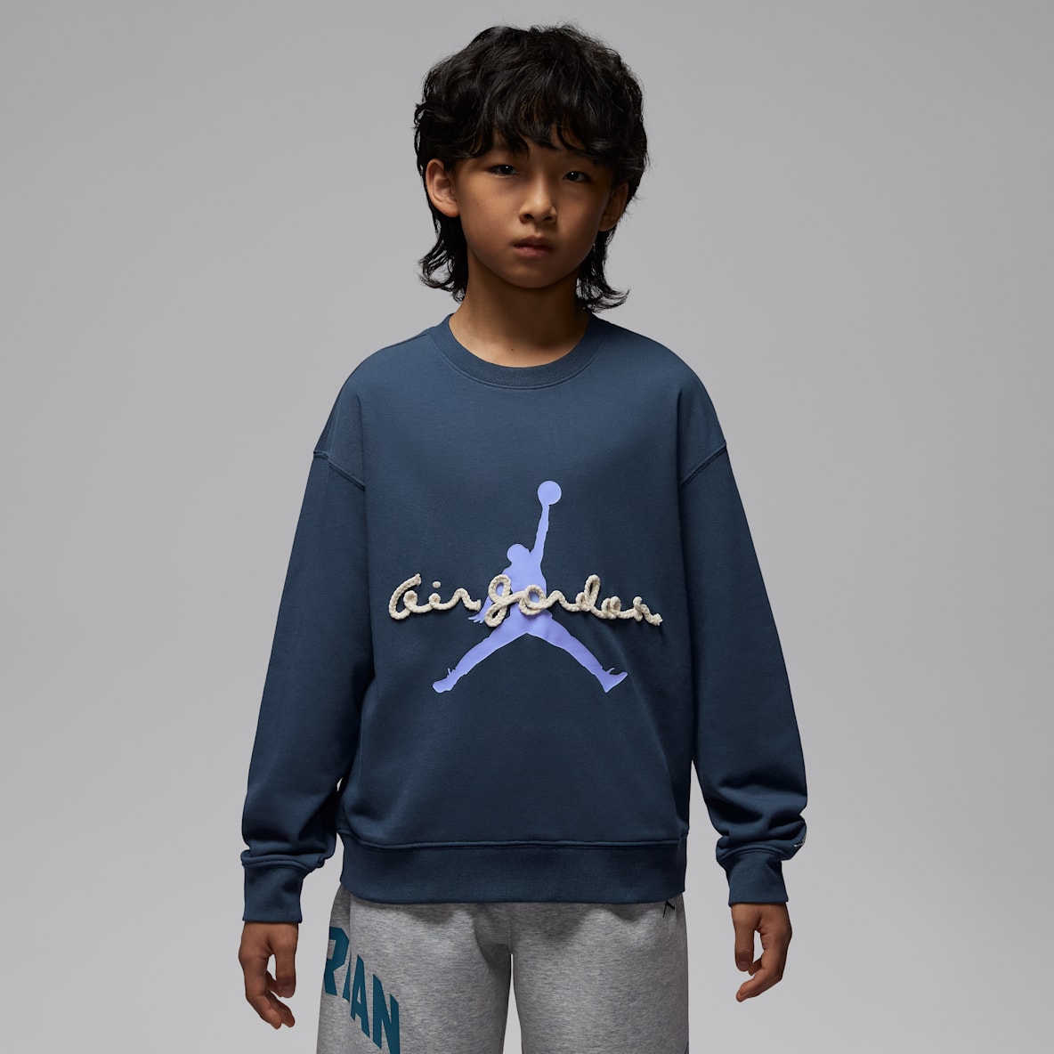 Jordan Flight AJ6 大童法式毛圈圆领上衣