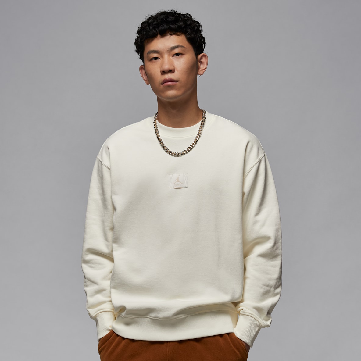 Jordan Flight Fleece 男子薄绒圆领运动衫