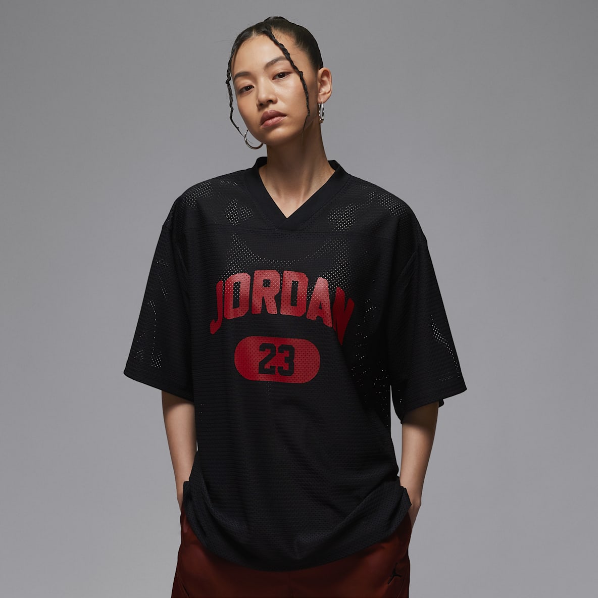 Jordan Brooklyn 女子短袖网眼布球衣