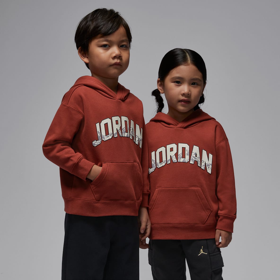 Jordan Gift Giving Mountain 圣诞系列幼童加绒套头连帽衫