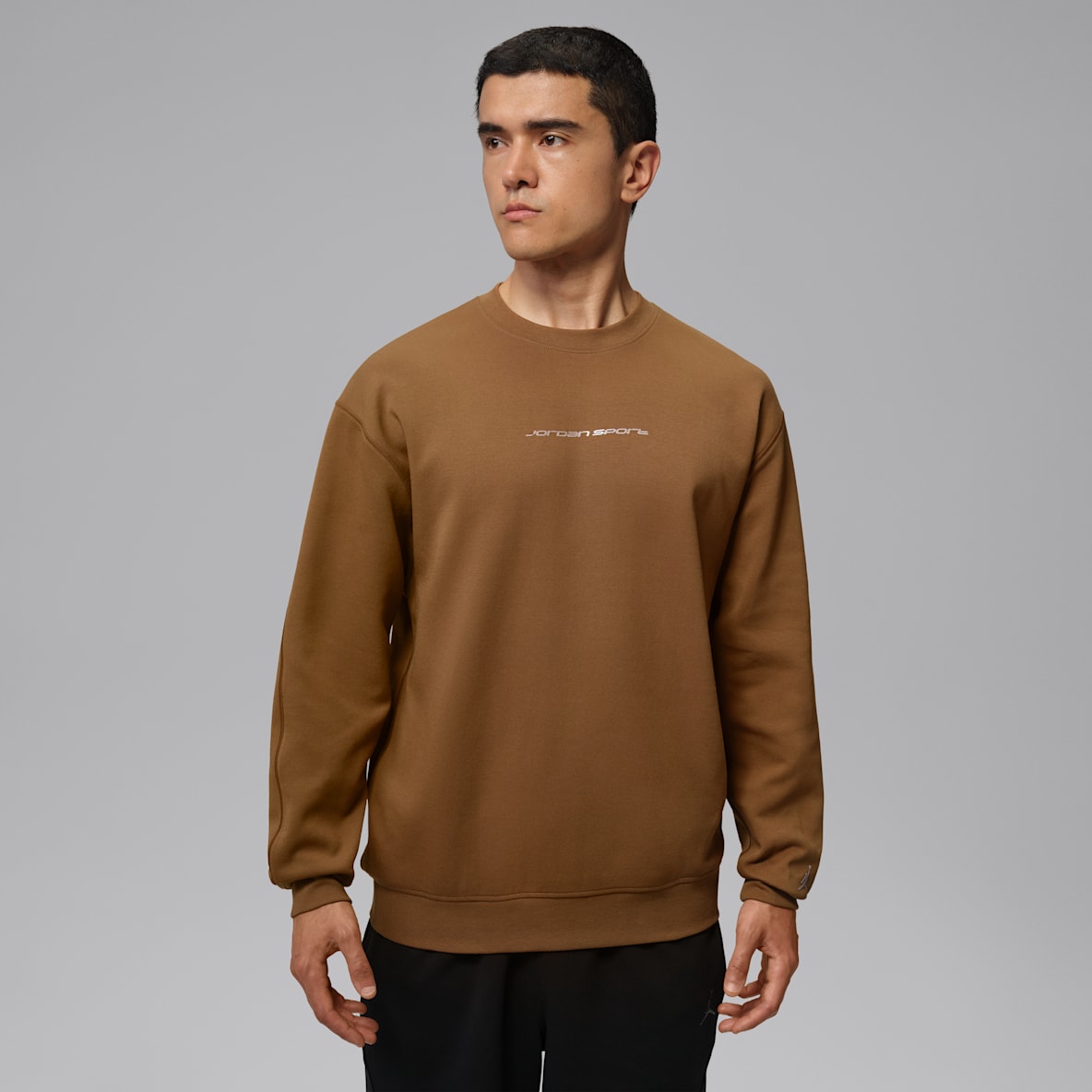 Jordan Sport Hoop Fleece Dri-FIT 男子速干针织圆领运动衫