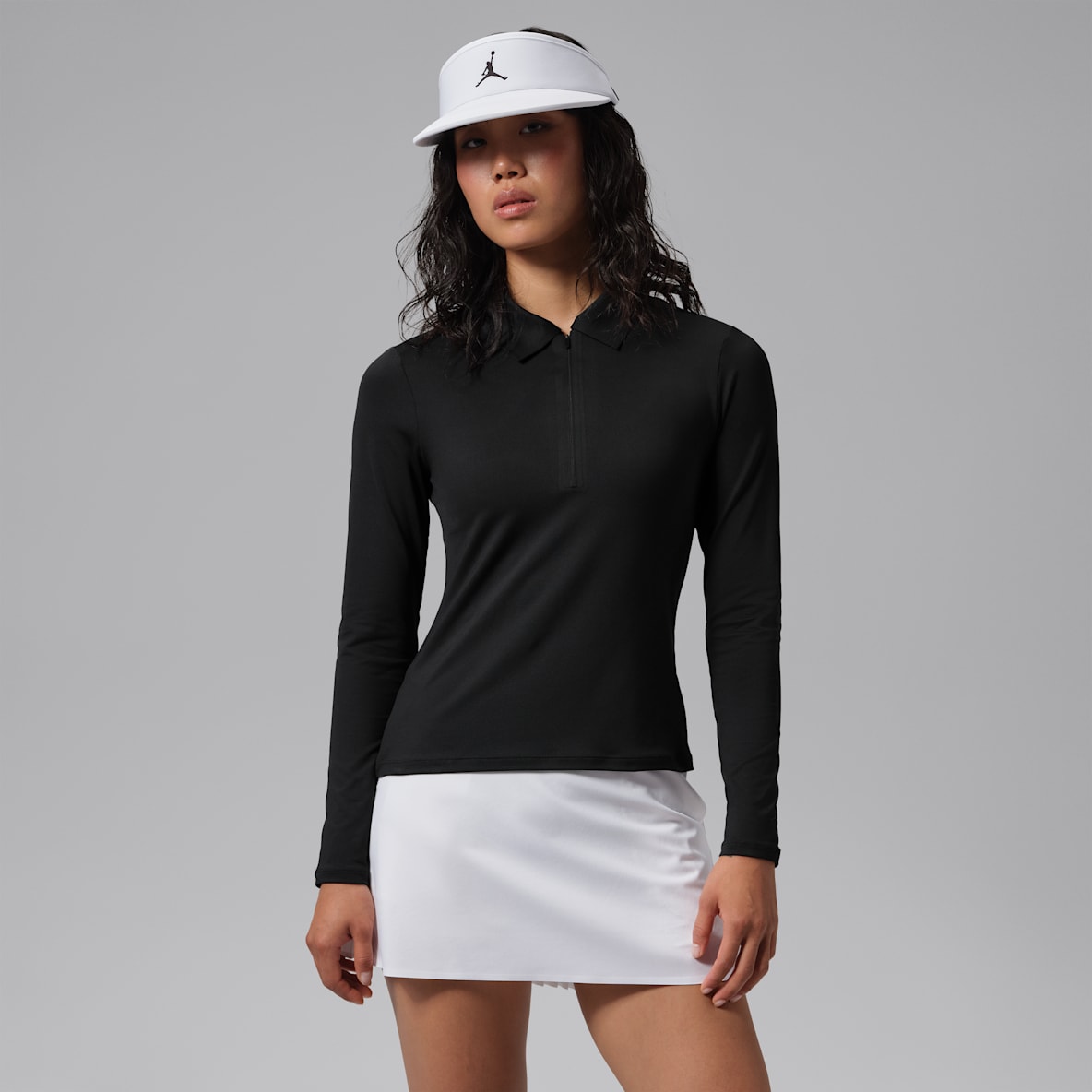 Jordan Sport Dri-FIT 女子防晒速干长袖高尔夫翻领T恤
