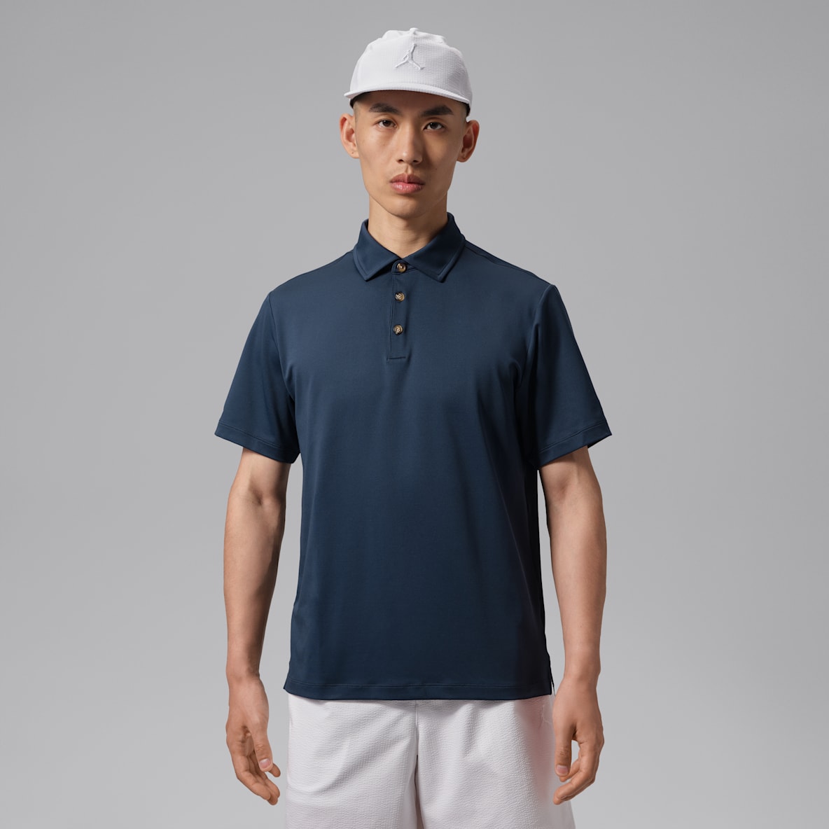 Jordan Sport 男子汗渍隐匿防晒短袖高尔夫翻领T恤