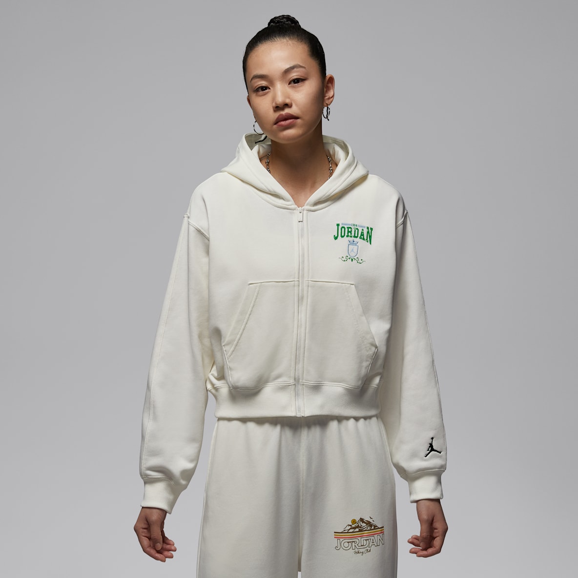 Jordan Brooklyn Fleece 女子全长拉链开襟连帽衫