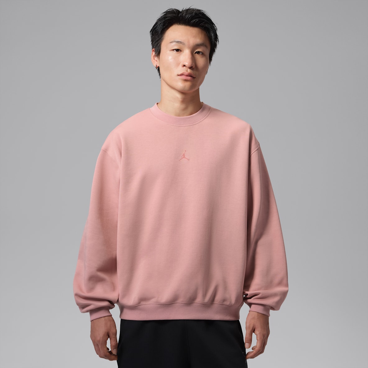 Jordan Sport Hoop Fleece Dri-FIT 男子速干圆领运动衫