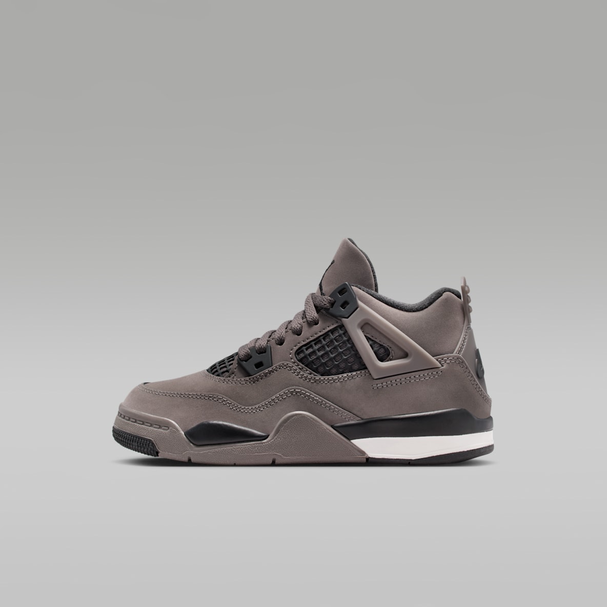 Jordan 4 Retro "Cave Stone and Black" 复刻幼童运动鞋