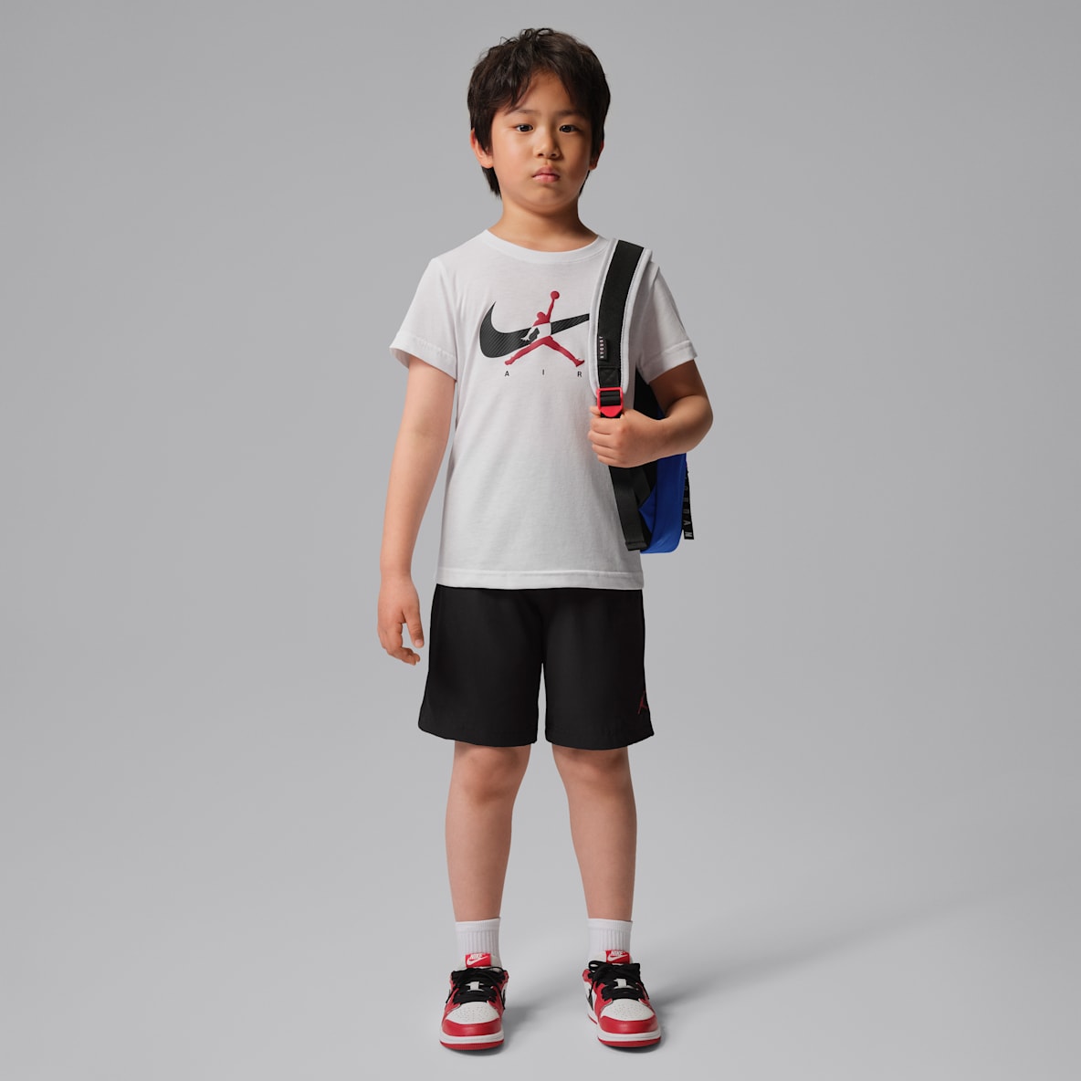 Jordan Jumpman Swoosh Intersect 幼童短袖T恤和短裤套装
