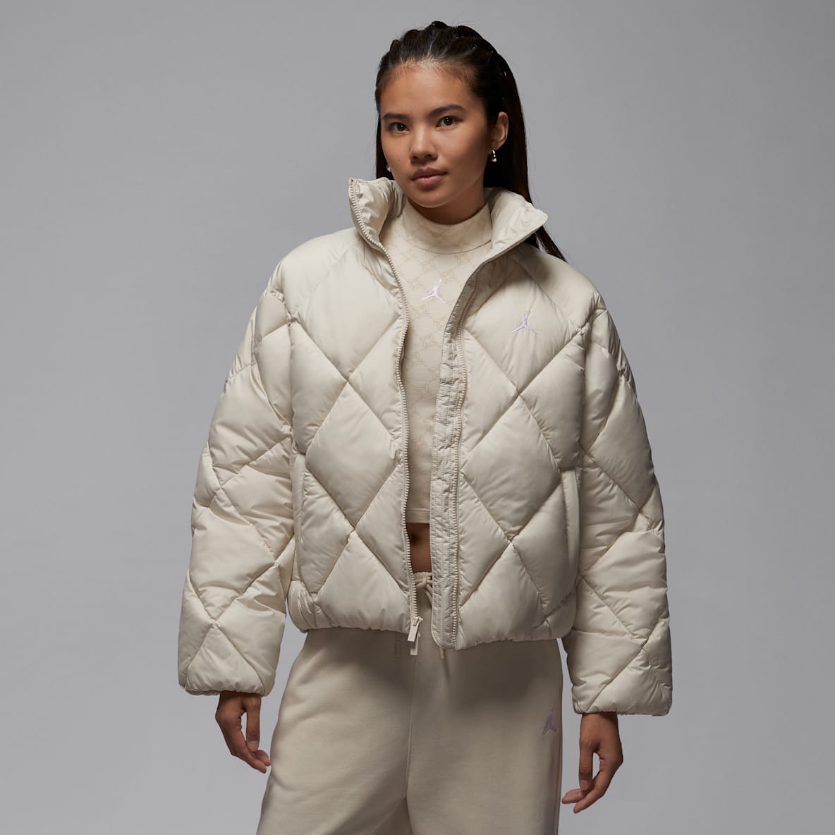 Jordan Brooklyn 女子拒水绗缝夹克