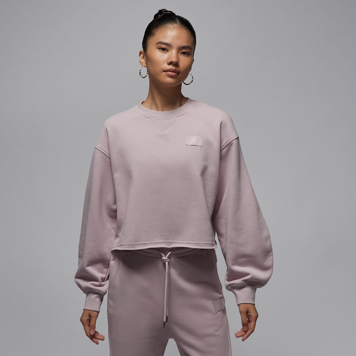 Jordan Flight Fleece 女子中短款圆领运动衫