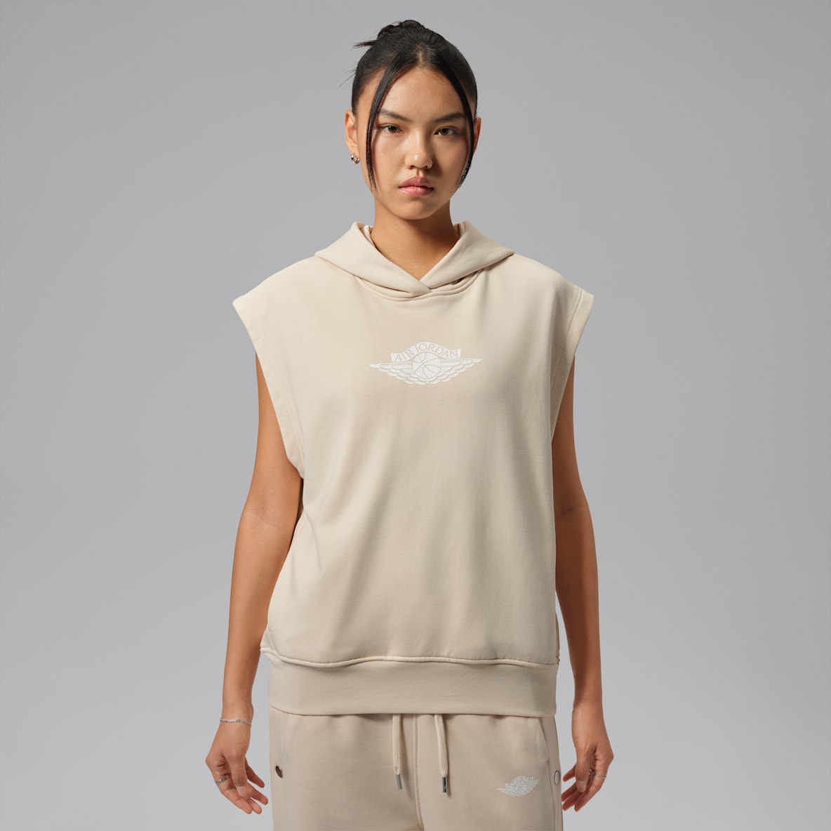 Jordan Flight Fleece 女子法式毛圈无袖连帽衫