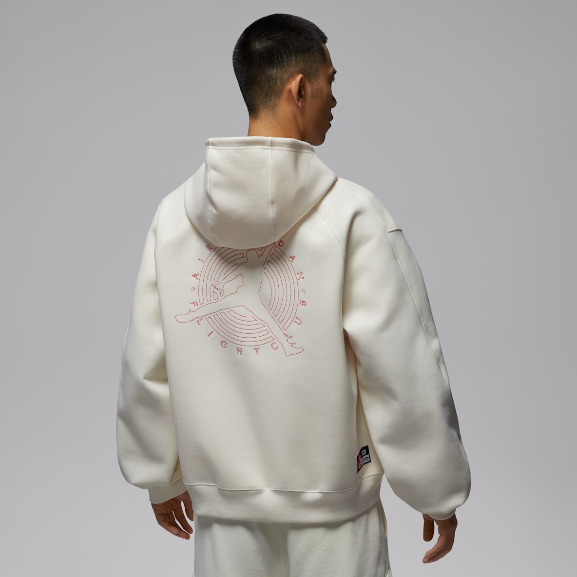 Jordan Flight Club Fleece 男子全长拉链开襟针织夹克