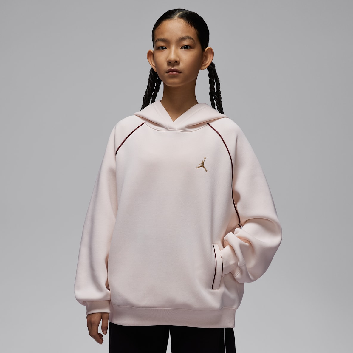 Jordan 新年系列 大童针织套头连帽衫