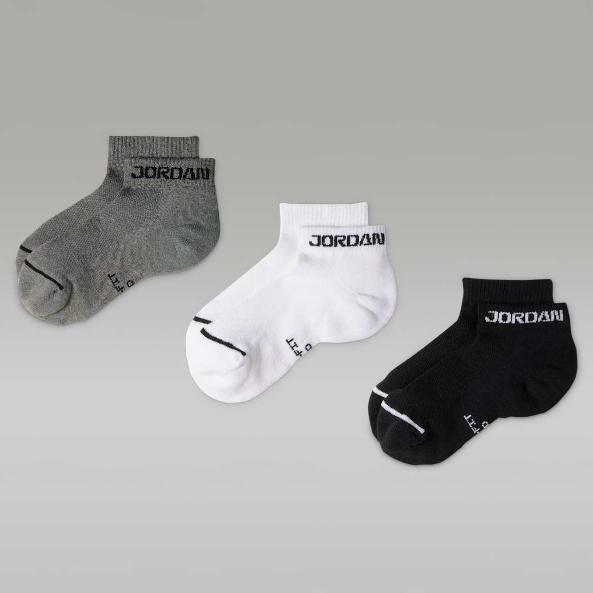 Jordan Everyday Elevated 速干运动船袜(3 双)