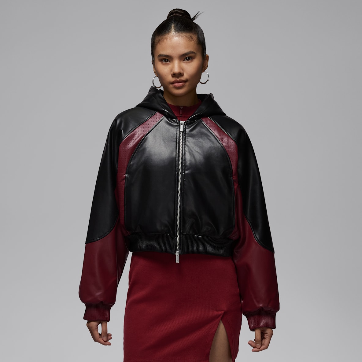 Jordan Flight 女子合成革夹克