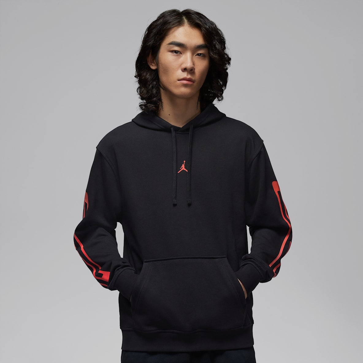 Jordan Sport Crossover Dri-FIT 男子速干针织印花套头连帽衫