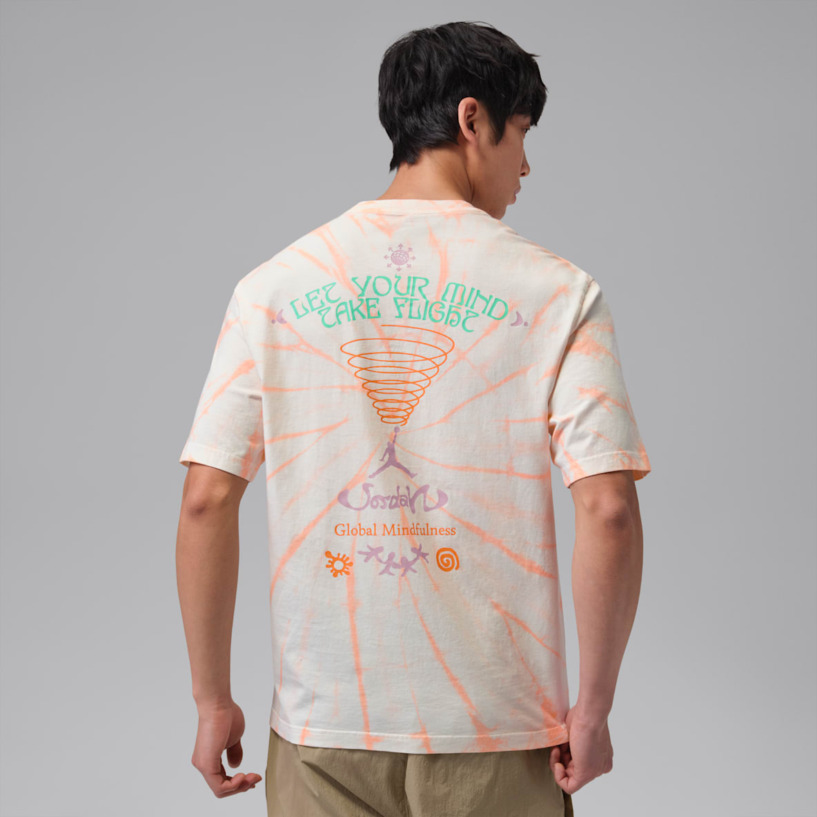 Jordan Brooklyn 男子扎染T恤