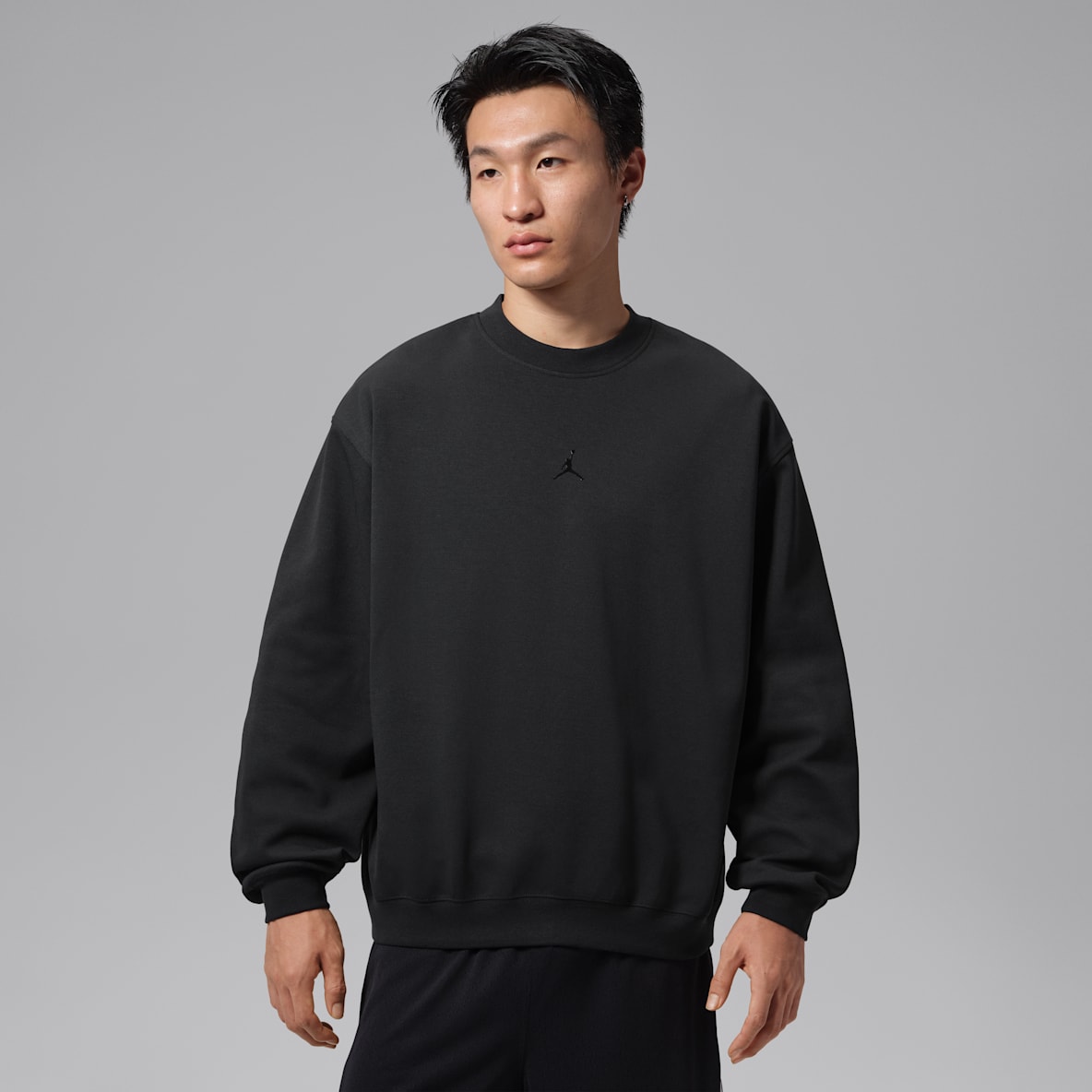Jordan Sport Hoop Fleece Dri-FIT 男子速干圆领运动衫