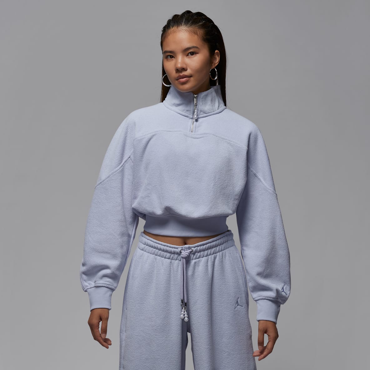 Jordan Flight Fleece 女子 1/4 拉链开襟加绒上衣