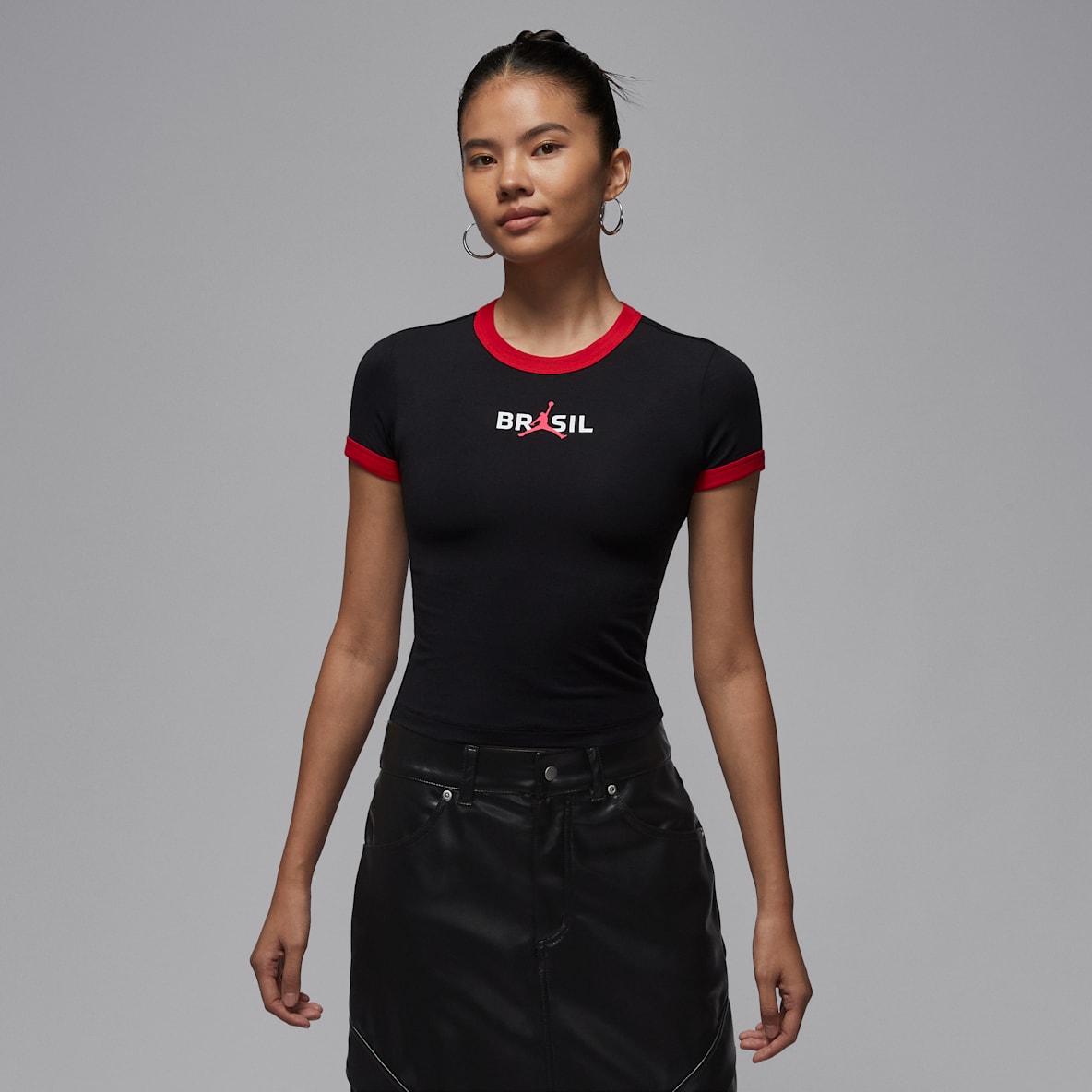 Jordan 巴西队女子短袖印花T恤