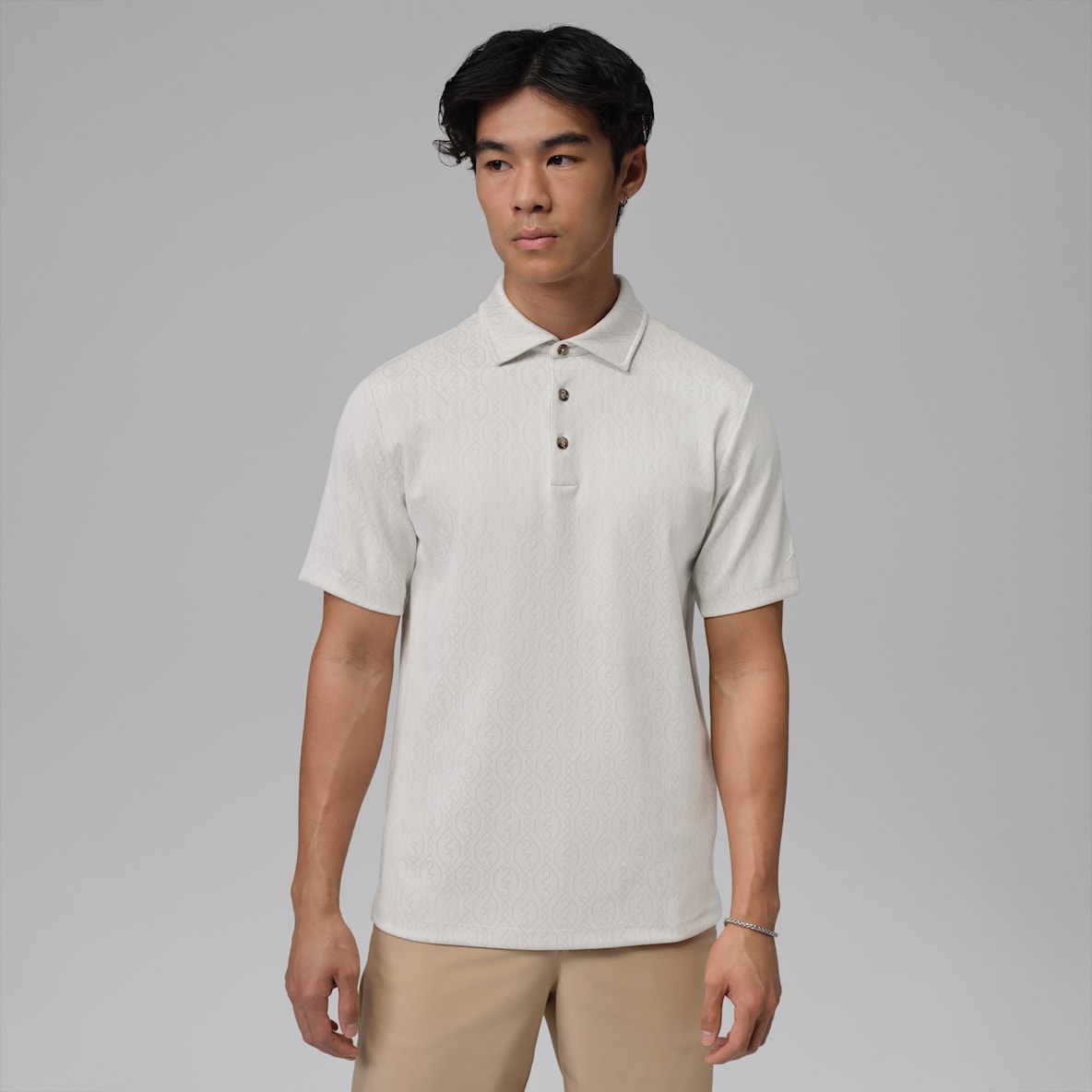 Jordan Sport 男子高尔夫防晒提花翻领T恤