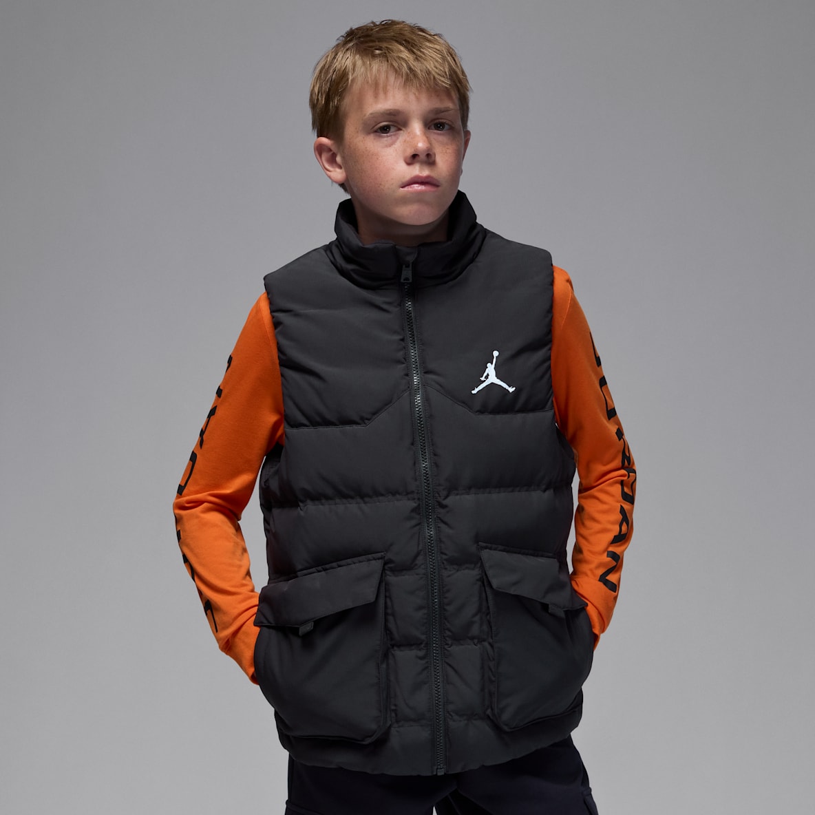 Jordan 大童三防羽绒马甲