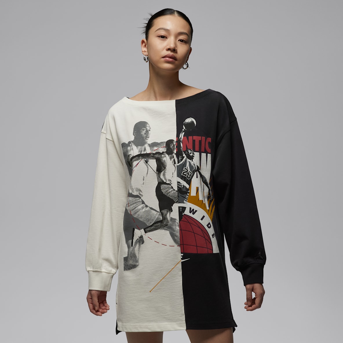 Jordan Flight Jordan Flight 女子印花长袖连衣裙