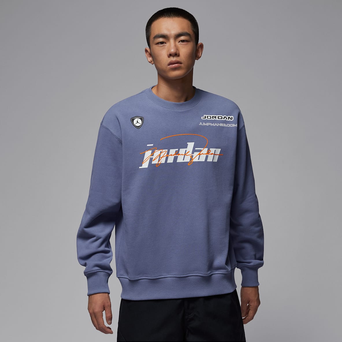 Jordan 男子薄绒圆领套头衫