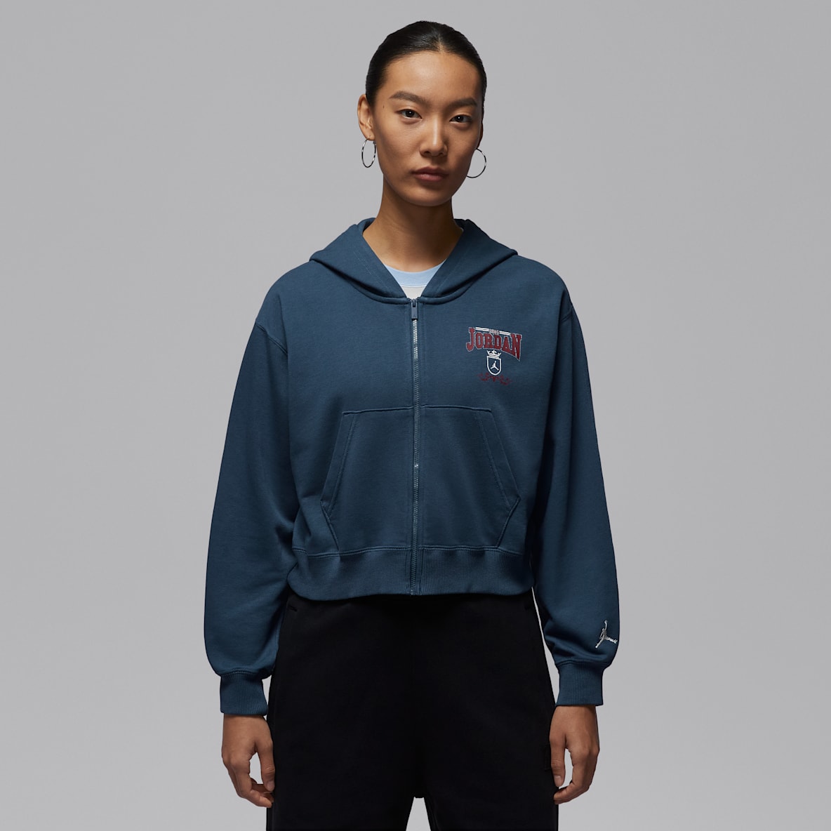 Jordan Brooklyn Fleece Jordan Brooklyn Fleece 女子全长拉链开襟连帽衫