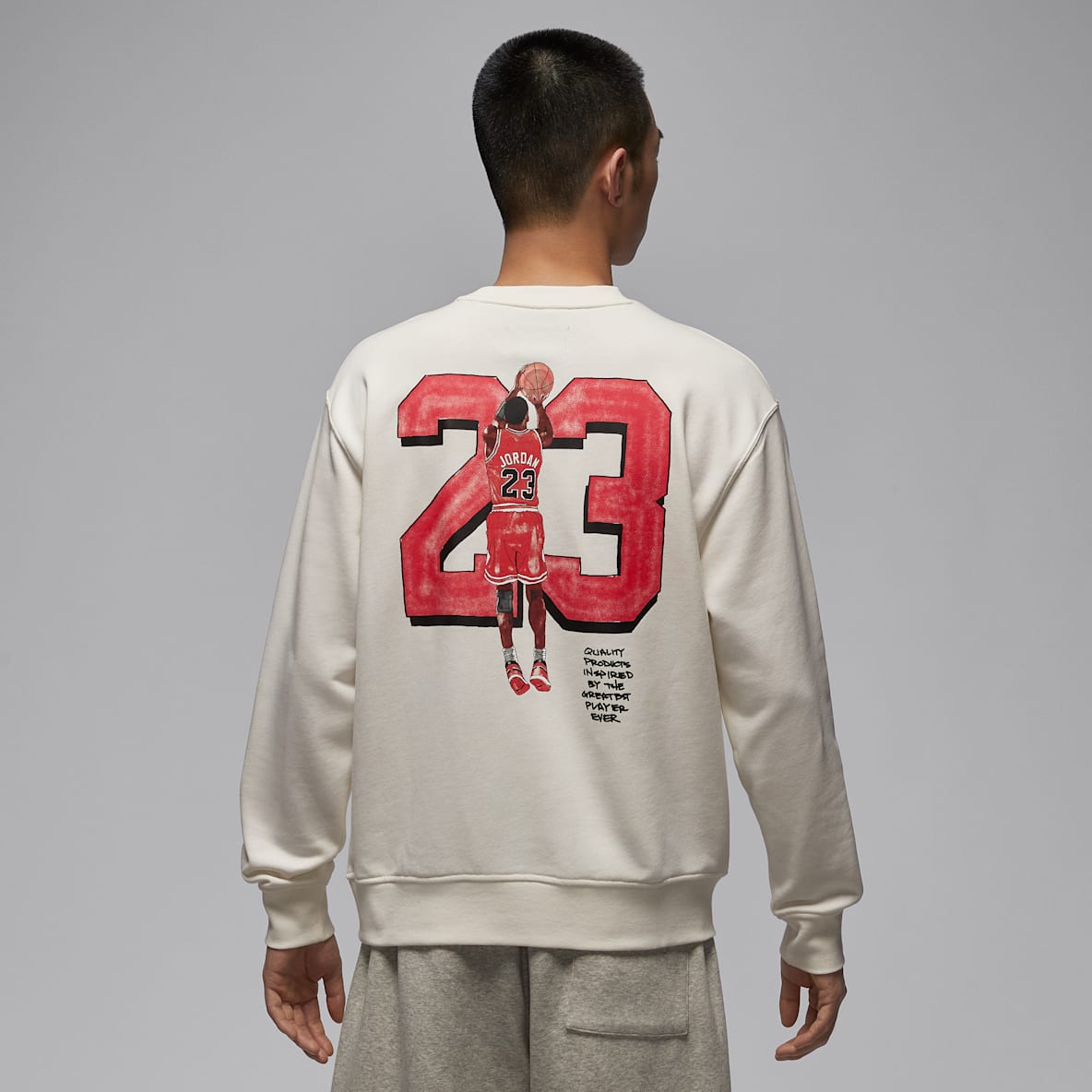 Jordan Jordan 男子图案圆领运动衫